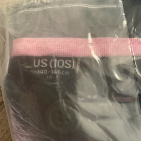 NWT LANDS' END GIRL'S PERFECT FIT BLEND FRONT CHINO PANTS CLASSIC NAVY 9 - Picture 5 of 8